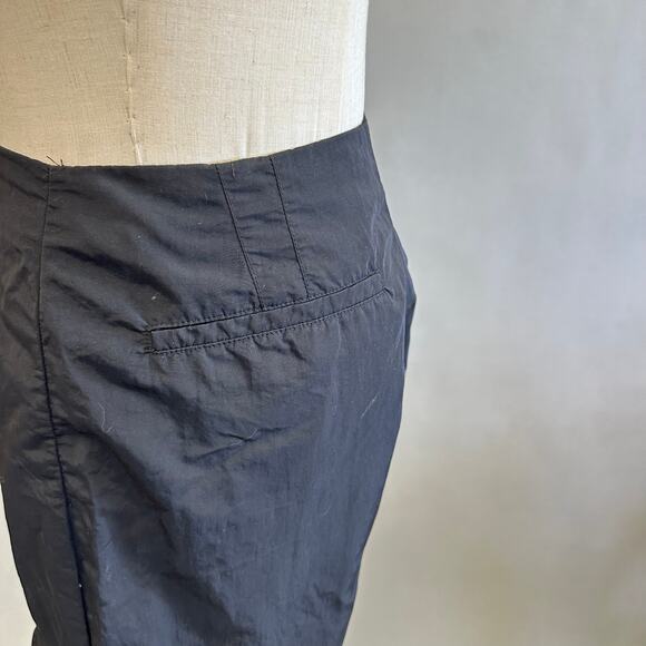 Zara black nylon cargo pants balloon parachute blogger fave size medium - Picture 12 of 16